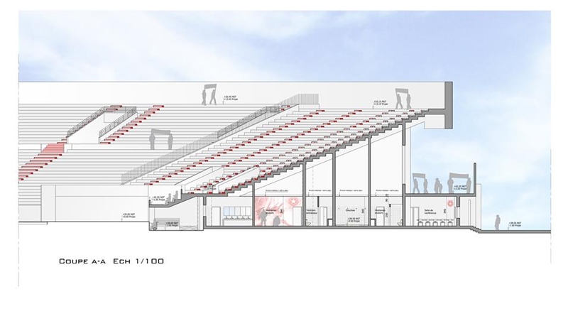 Olympiastadion Sousse - Planungsbild