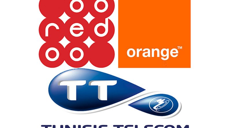 Telefonanbieter Orange, Tunisie Telecom, Ooredoo