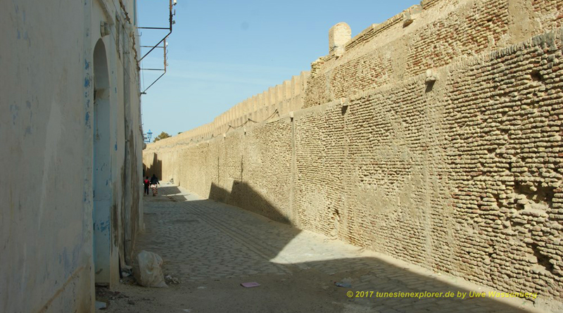 Teil der Stadtmauer Kairouans