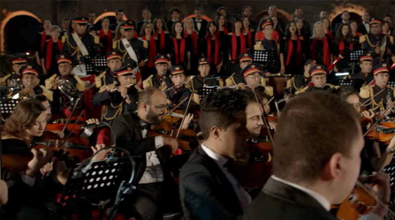 Symphonieorchester Tunesien in El Jem 2019: Die tunesische Nationalhymne