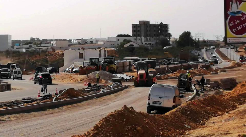 Straßenanschluss und letzte Arbeiten für die Sousse Mall - Foto: Sousse My Love