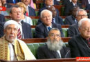 Vertreter der drei monotheistischen Religionen in Tunesien: Mufti der Republik Tunesien, Othman Battikh, den Oberrabbiner von Tunesien, Chaim Bittan und Ilario Antoniazzi, dem Erzbischof von Tunis