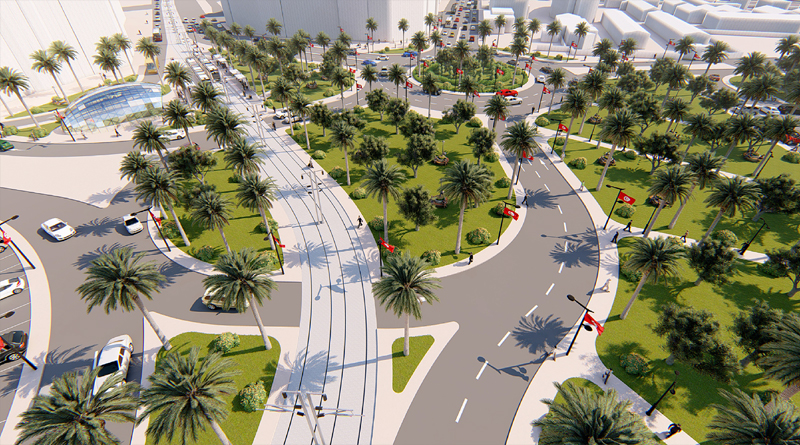 Das Projekt Metro Sfax (TCSP) - Zwei Straßenbahnlinien und drei Schnellbuslinien bis 2030
