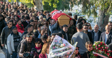 Ruhe in Frieden Lina Ben Mhenni.... Friedhof des Djellaz, Tunis; 28 Januar 2020 Foto-Kredit: Yassine Gaidi
