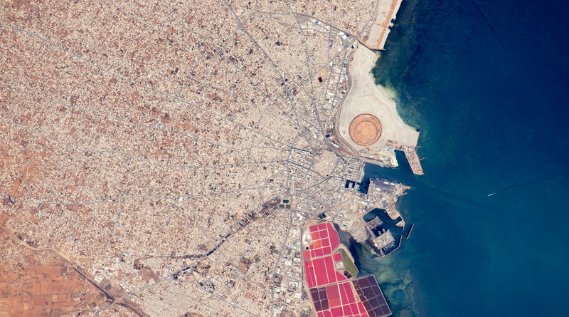 Sfax aus dem All. aufgenommen aus der Raumstation ISS
