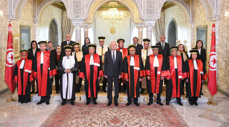 Die Mitglieder des provisorischen Justizrats